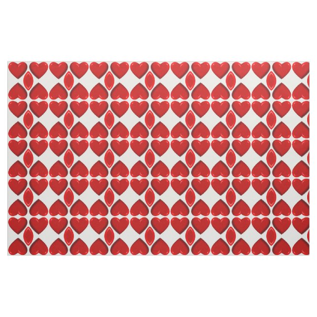 Red Hearts Fabric Stoff (Yard (91,4 cm))