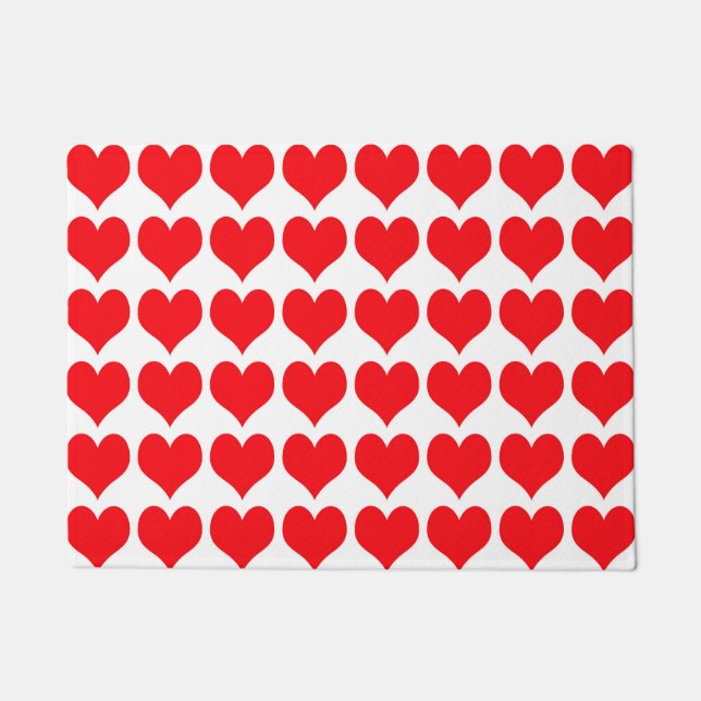 Red Hearts Fußmatte (Vorderseite)