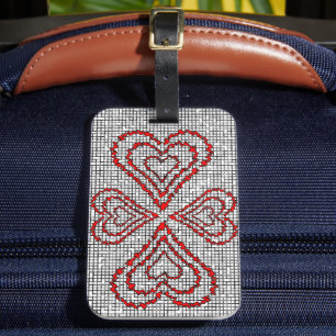 Red Hearts Gepäckanhänger