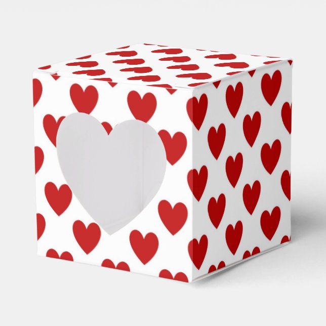 Red Hearts Geschenkschachtel (Vorderseite)