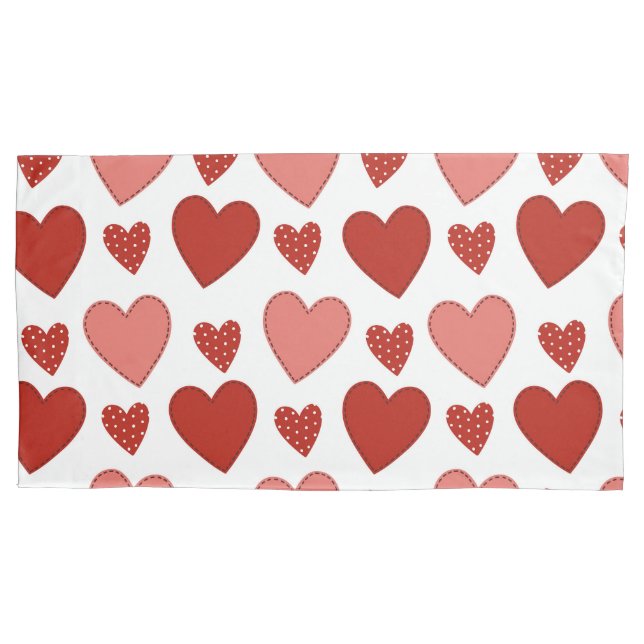 Red Hearts Kissenbezug (Vorderseite)