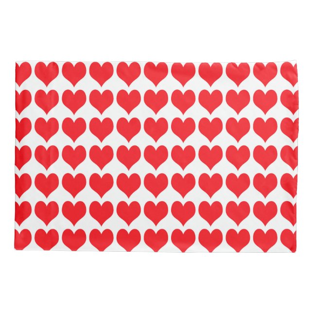 Red Hearts Kissenbezug (Rückseite)