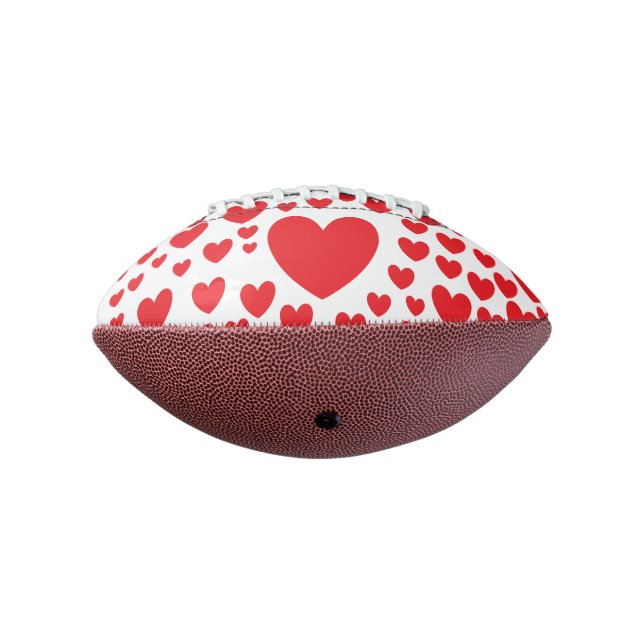 Red Hearts Mini Football (Gedreht 270)