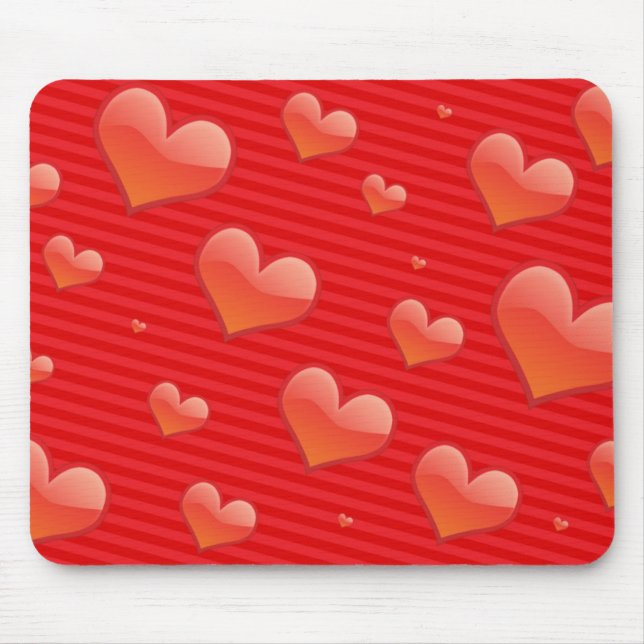 Red Hearts Mousepad (Vorne)