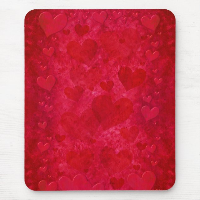 Red Hearts Mousepad (Vorne)