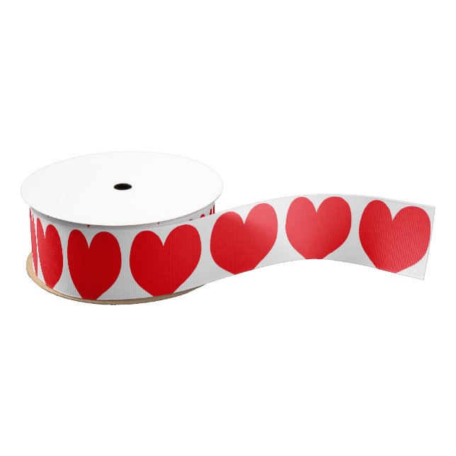 Red Hearts Ripsband (Spule)