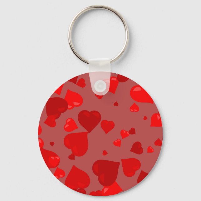 Red Hearts Schlüsselanhänger (Vorderseite)