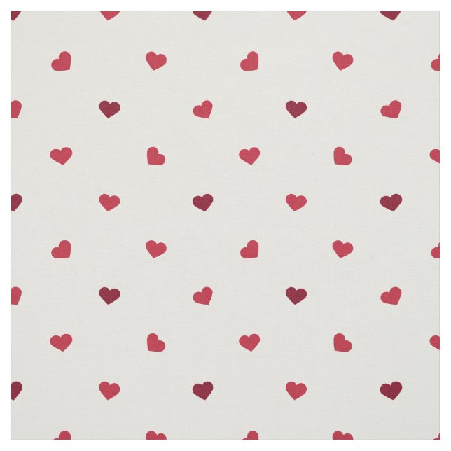 Red Hearts Stoff (Muster)