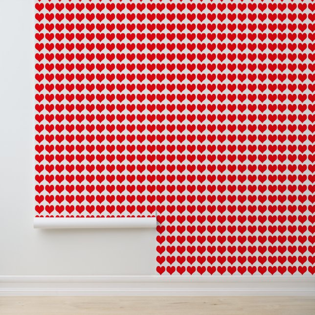 Red Hearts Tapete (Anwendung)