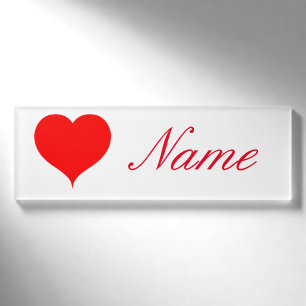 Red Hearts Valentine Thunder_Cove Namenschild
