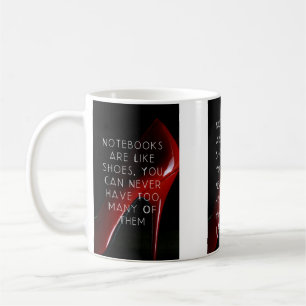 Red Heel Notebooks sind wie Schuhe, die Kaffee-Tas Kaffeetasse
