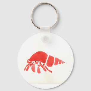 Red Hermit Crab Schlüsselanhänger