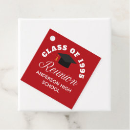 Red High School Wiedersehen Personalisiert Partys Geschenkanhänger