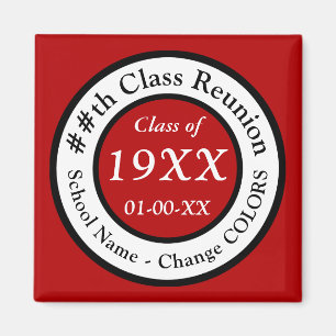 Red High School Wiedersehen Souvenir Ideen, alle F Magnet