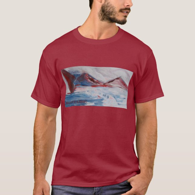 RED HILLS OF ICEBERG T-Shirt (Vorderseite)