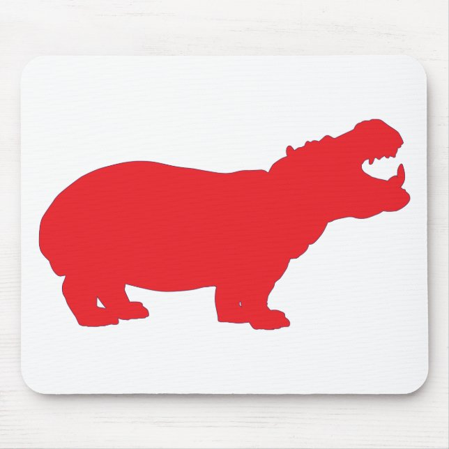 Red-Hippo Mousepad (Vorne)