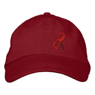 Red Hope AIDS Ribbon Bewusstsein Bestickte Kappe