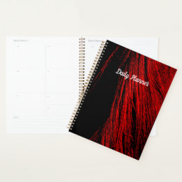 Red Horse Mane Planificateur quotidien Abstrait