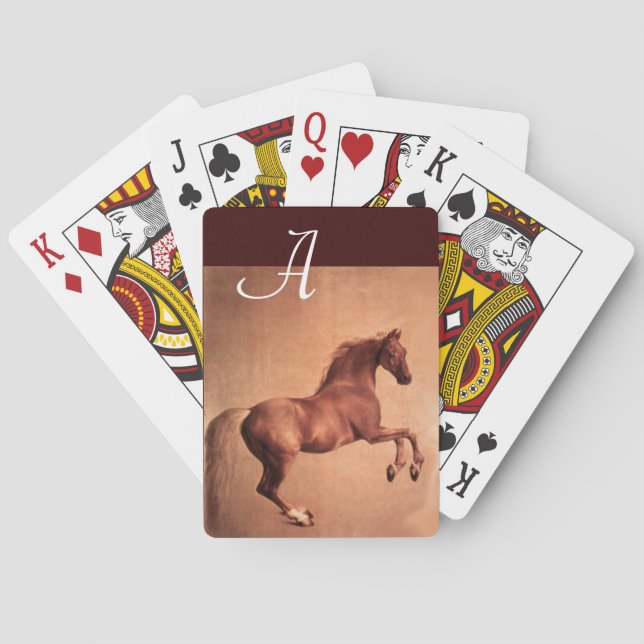 RED HORSE MONOGRAM SPIELKARTEN (Rückseite)