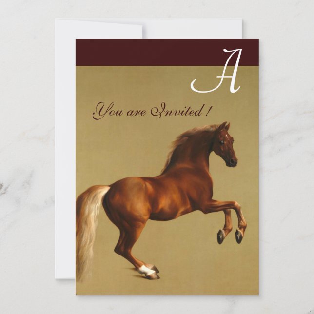 RED HORSE Party Einladung (Vorderseite)