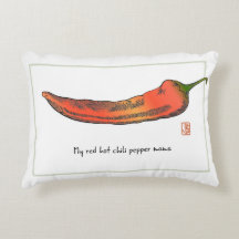 Red Hot Chili Mama Accent Pillow