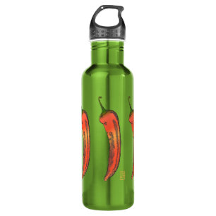Red Hot Chili Paprikaschoten! Trinkflasche