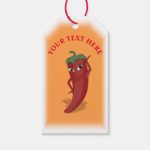 Red Hot Chili Pepper Diva Zeichnend Geschenkanhänger