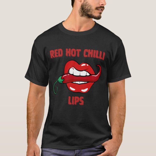 Red Hot Chilli Lips T-Shirt (Vorderseite)