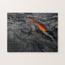 Red Hot Lava bei Kilauea in den Vulkanen von Hawai