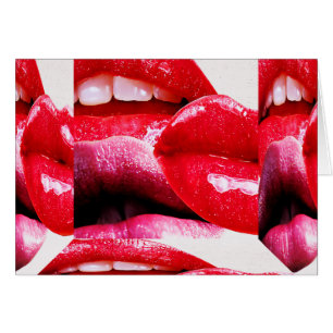 Red Hot Lipstick Lippen
