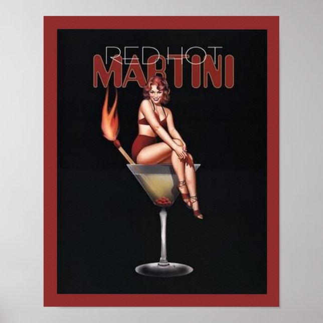 Red Hot Martini Poster (Vorne)