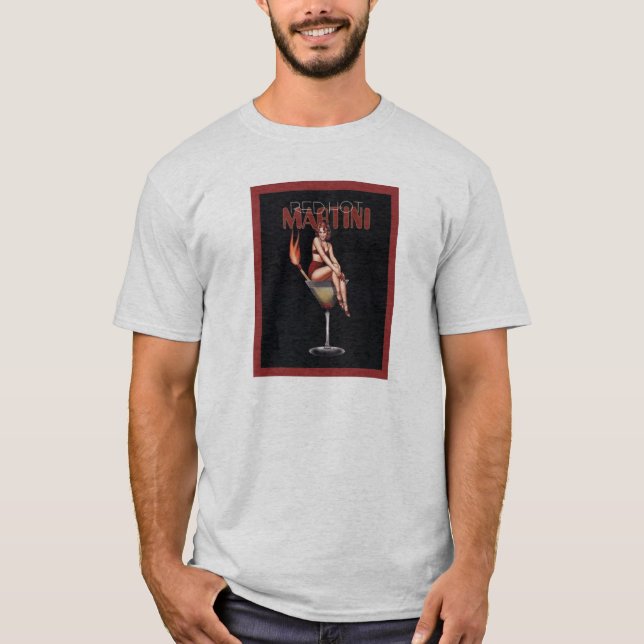 Red Hot Martini T-Shirt (Vorderseite)