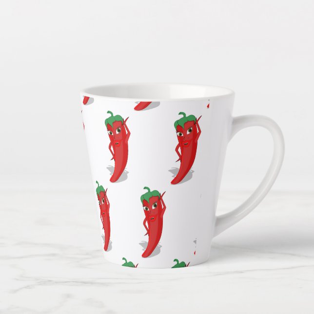 Red Hot Pepper Diva Classic Milchtasse (Rechts)