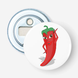 Red Hot Pepper Diva Flaschenöffner