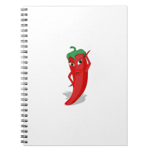 Red Hot Pepper Diva Notizblock