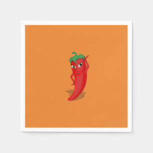 Red Hot Pepper Diva Serviette