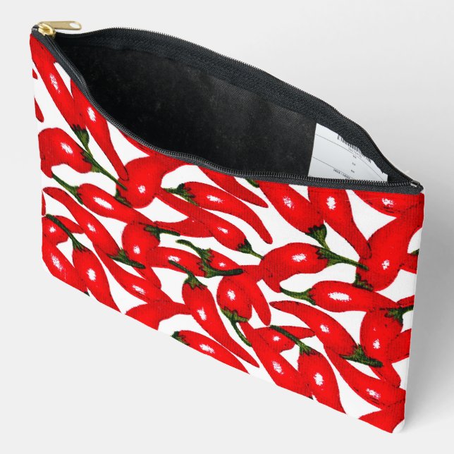 Red Hot Peppers Spicy  Zubehörtasche (Offen)