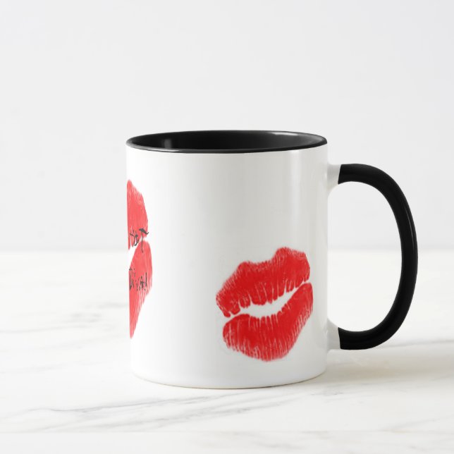 Red Hot Rock Diva Lippen I Tasse (Rechts)