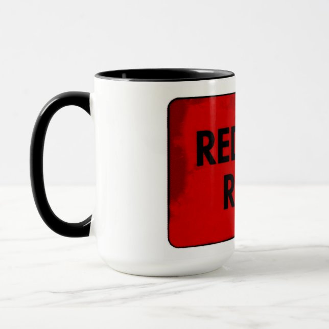 Red Hot Rush Keramik Tasse (Links)