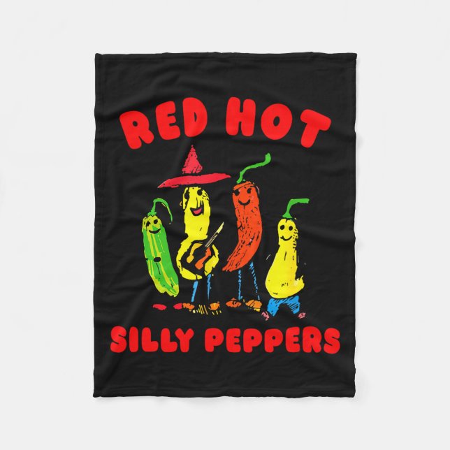 Red Hot Silly Peppers, Funny  Fleecedecke (Vorderseite)