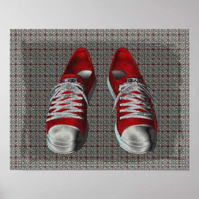 Red Hot Sneakers Poster (Vorne)