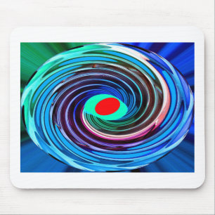Red Hot Spot Art Mousepad