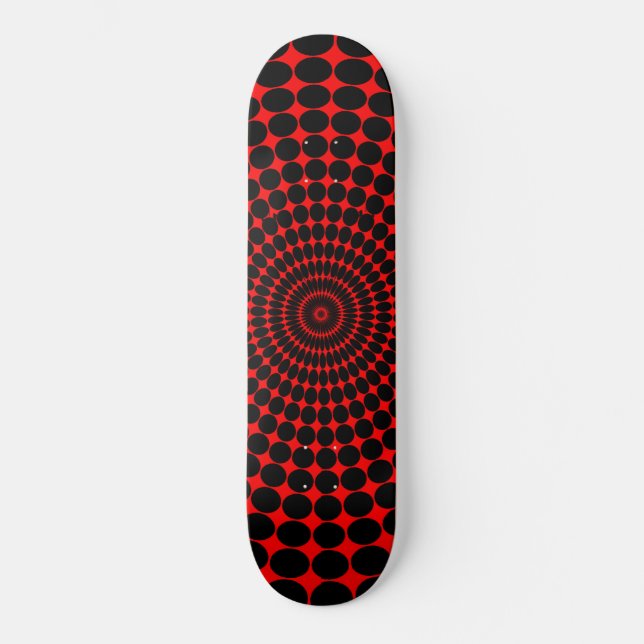 Red Hypno Skateboard (Vorderseite)