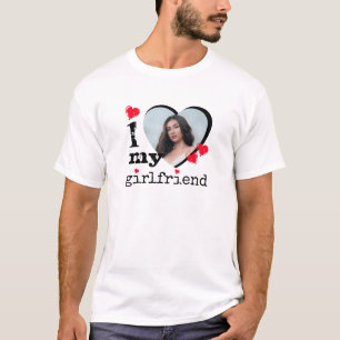 Red I Liebe My Girlfriend Boyfriend Gift T-Shirt