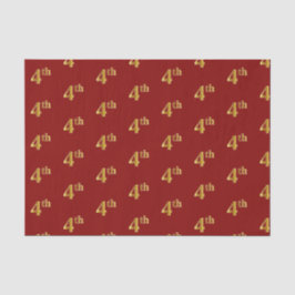 Red, Imitate Gold 4. (Vierte) Event Tissue Paper Seidenpapier