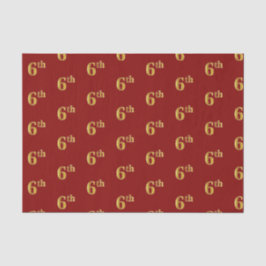 Red, Imitate Gold 6. (6.) Event Tissue Paper Seidenpapier
