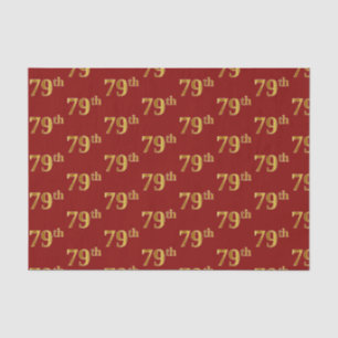 Red, Imitate Gold 79. (79.-9.) Veranstaltung Seidenpapier