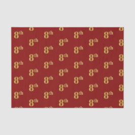 Red, Imitate Gold 8. (Achte) Event Tissue Paper Seidenpapier