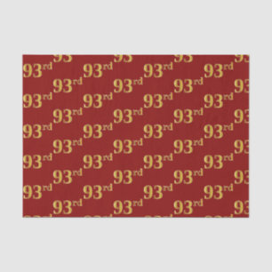 Red, Imitate Gold 93. (30.) Event Seidenpapier