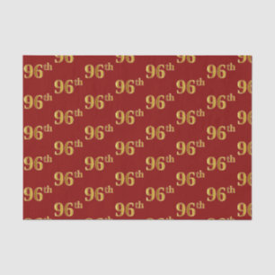 Red, Imitate Gold 96. (Sechsundneunzig) Event Seidenpapier